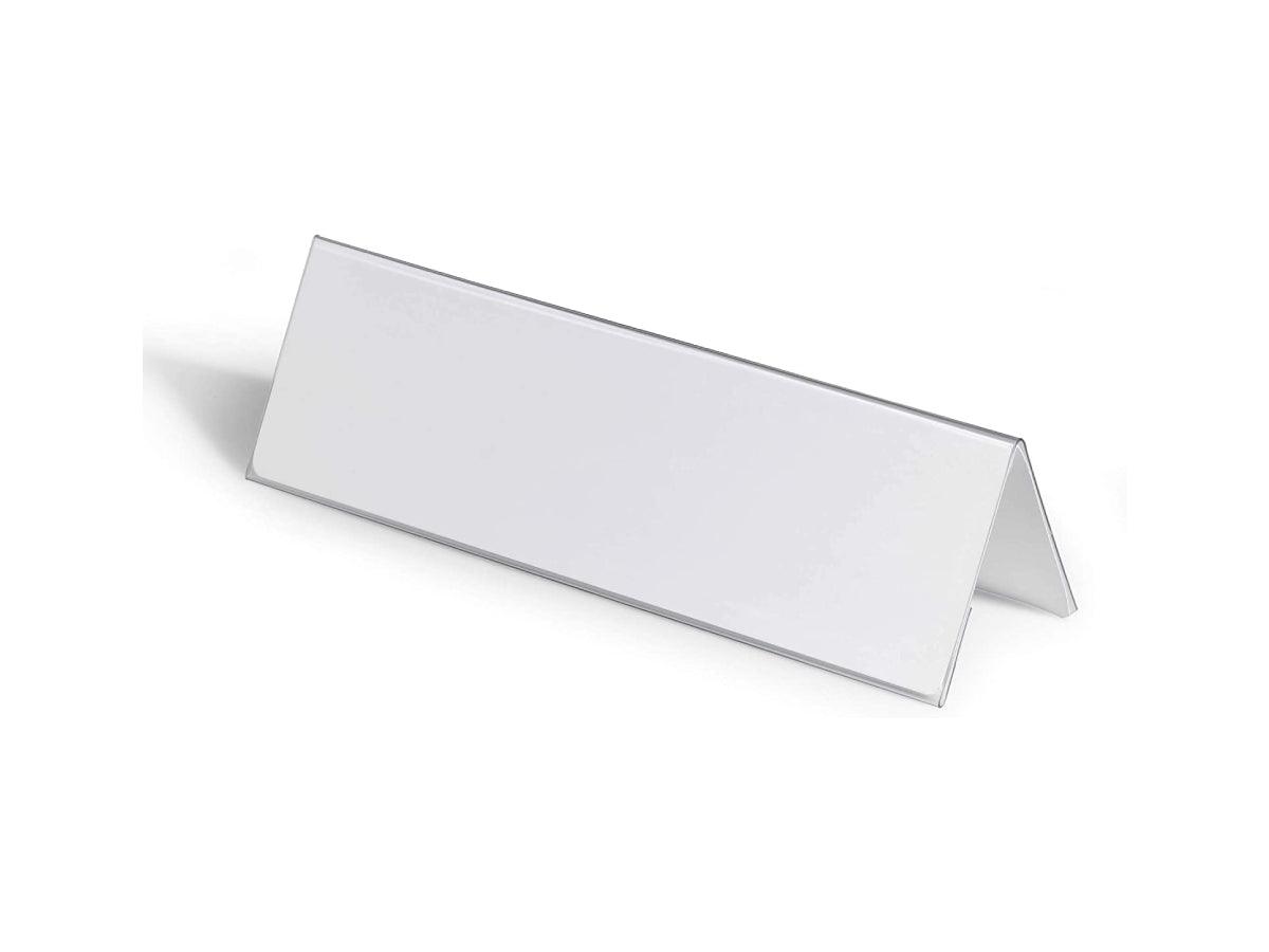 Durable Table Place Name Holder, 61/122 x 150 mm, Transparent - Altimus