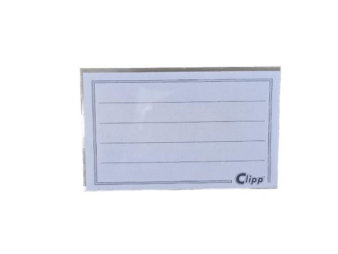 Clipp Plastic Name Badges with Clip and Pin 48pcs/box - Altimus