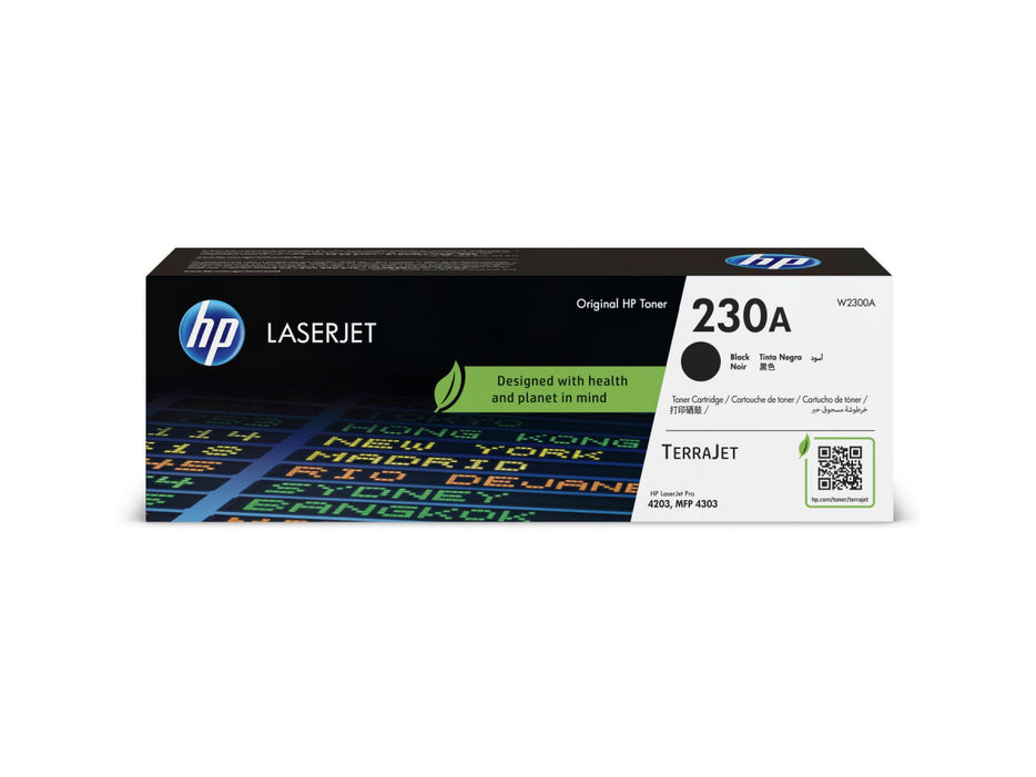 HP 230A Black Toner Cartridge (W2300A)