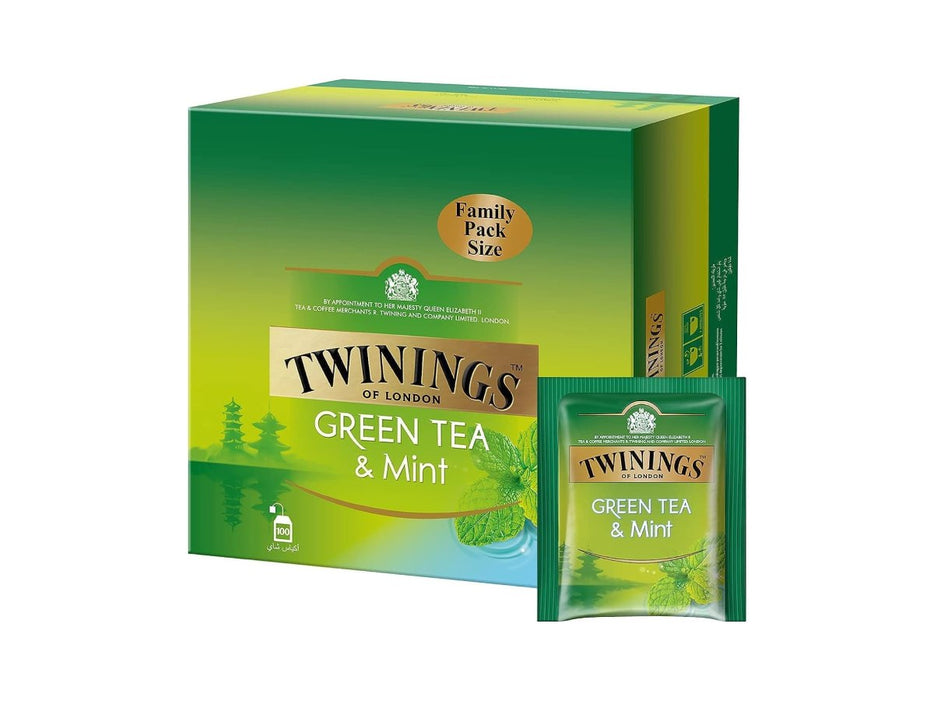 Twinings Green Tea And Mint 100 Tea Bags