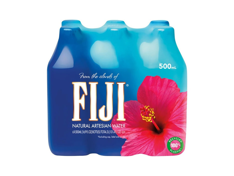 Fiji Natural Water 500ml, 6pcs/pack