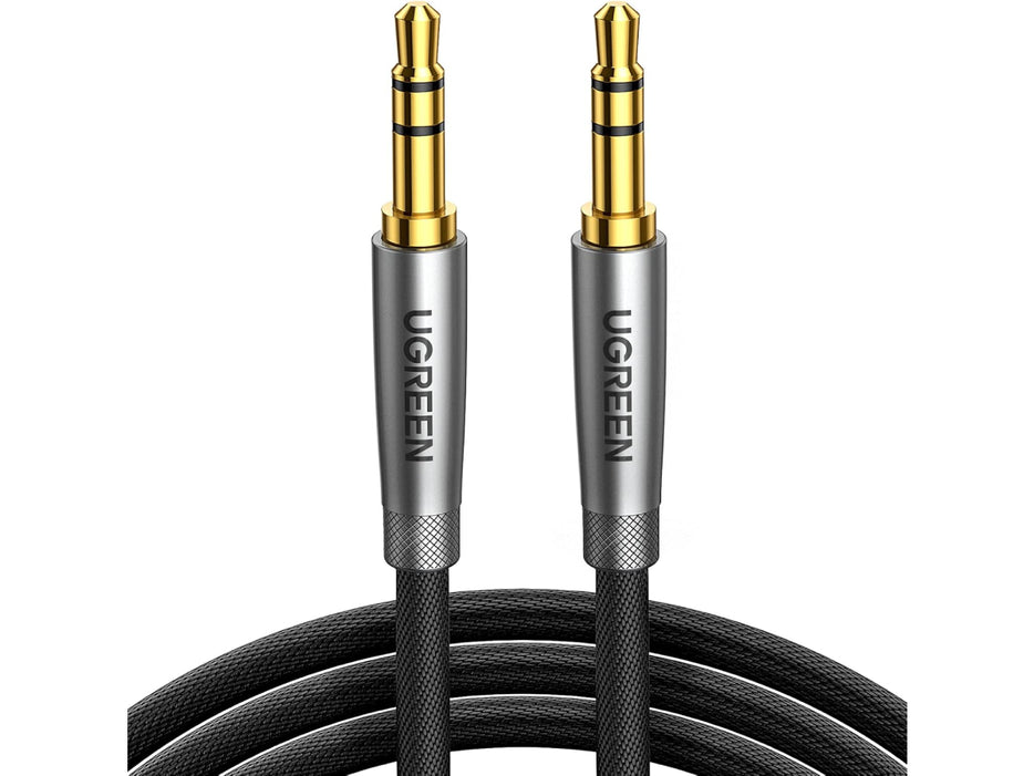 UGREEN 3.5mm 2M Braided Cable Male to Male Audio Stereo Auxiliary Jack