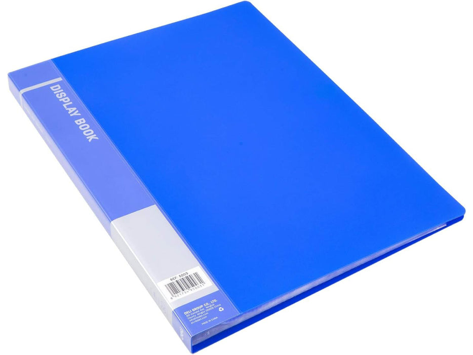 Deli 5003 Clear Book A4 Assorted Colors 30 Pockets