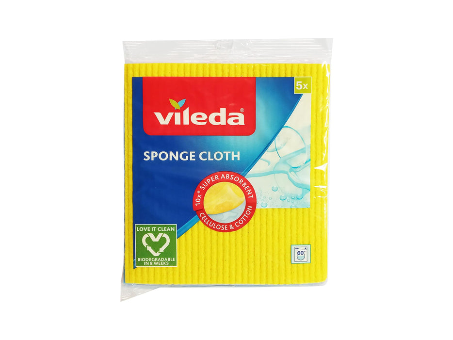 Vileda Sponge Cloth 5pcs/pack