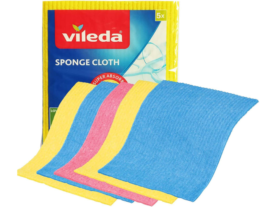 Vileda Sponge Cloth 5pcs/pack