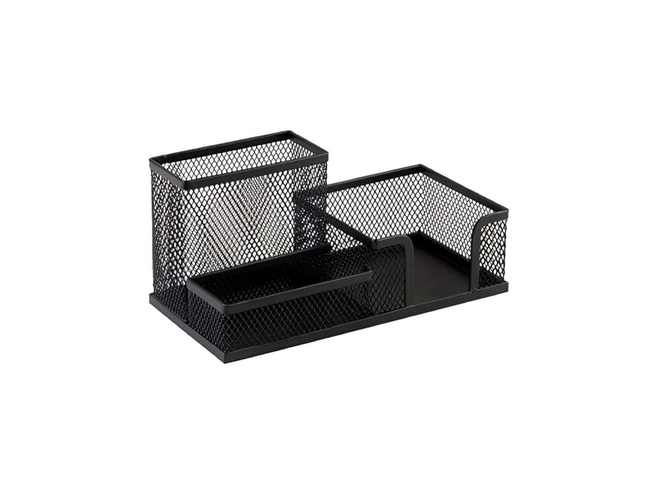 Partner Metal Mesh Desktop Organizer Black