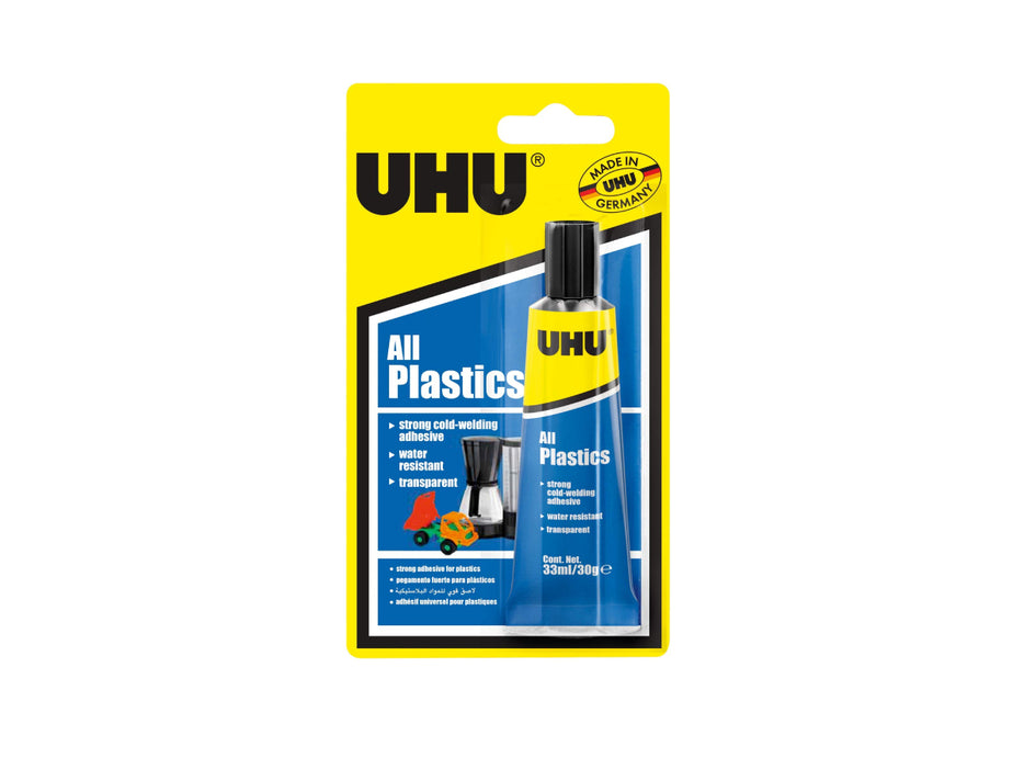 UHU Plastic Repair Adhesive transparent 33 ml