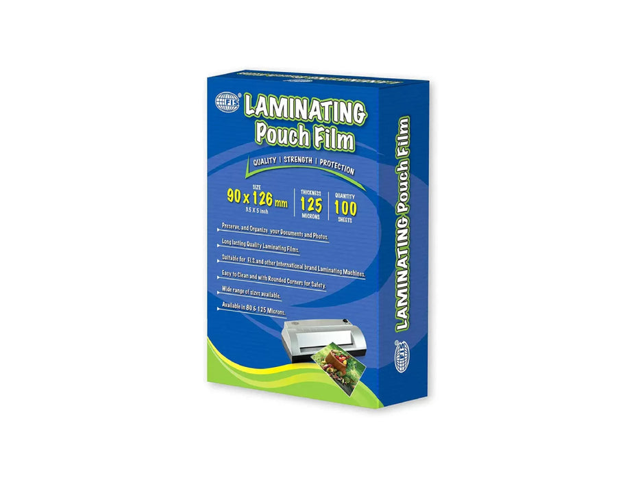 FIS Laminating Pouch Film 125 Microns 90 x 126, 100sheets/pack