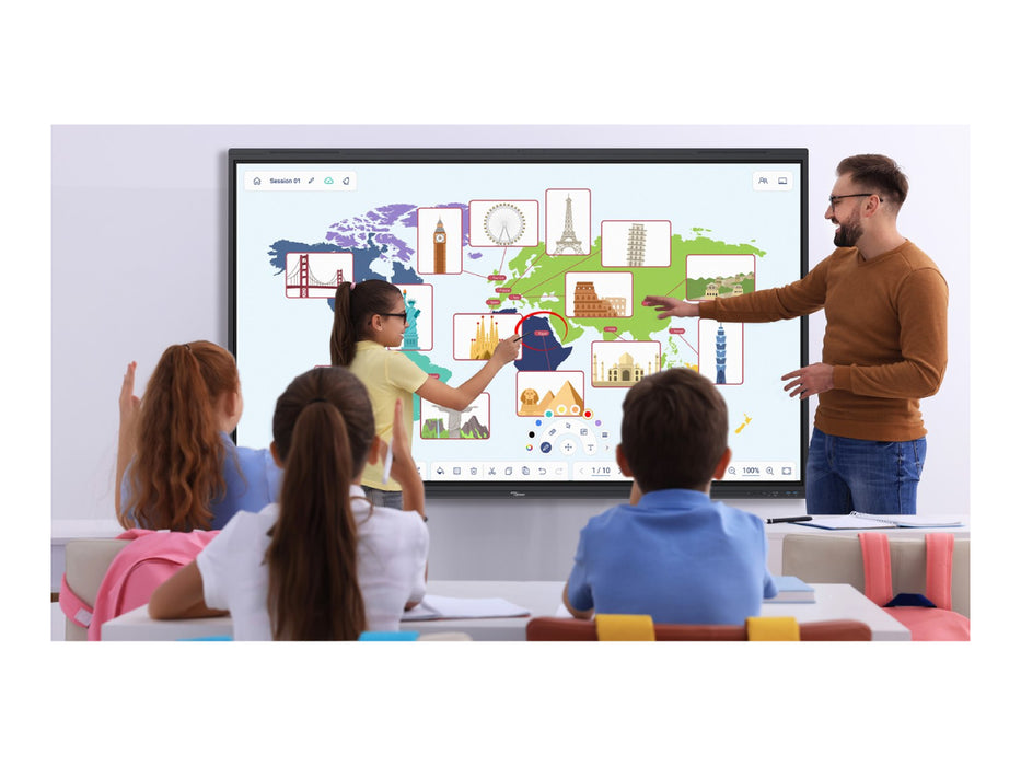 OPTOMA 5863RK 86" INTERACTIVE DISPLAY