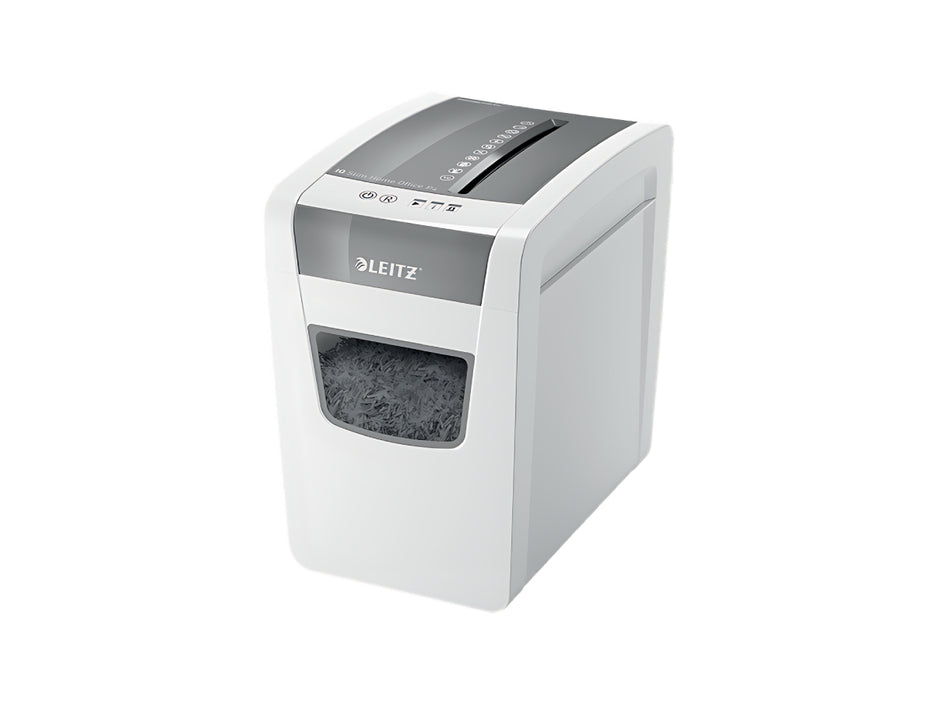 Leitz IQ Slim Home Office Cross Cut Paper Shredder P4 (8001)