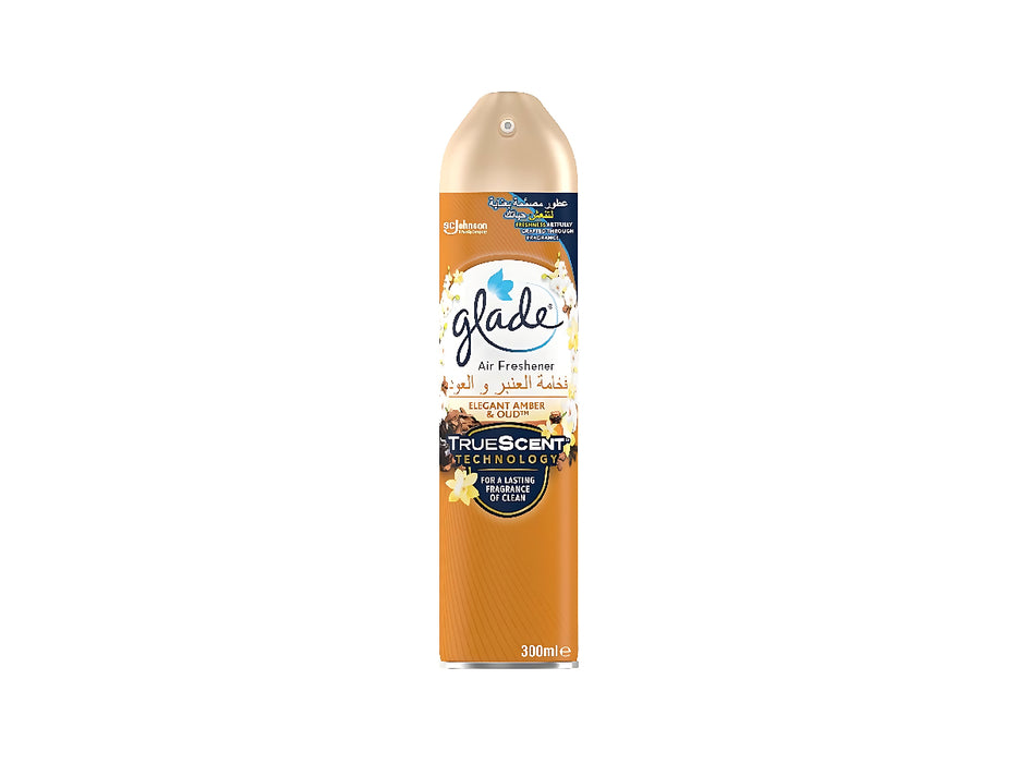 Glade Air Freshener Spray Elegant Amber and Oud 300ml