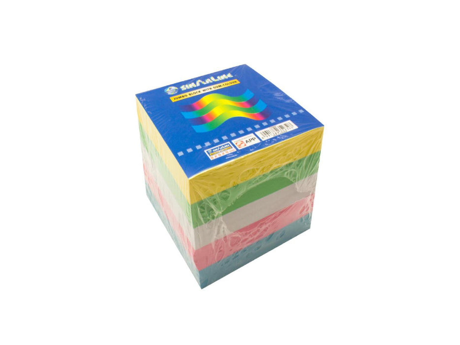 Sinarline Paper Cube Colored with Gum 9x9x9