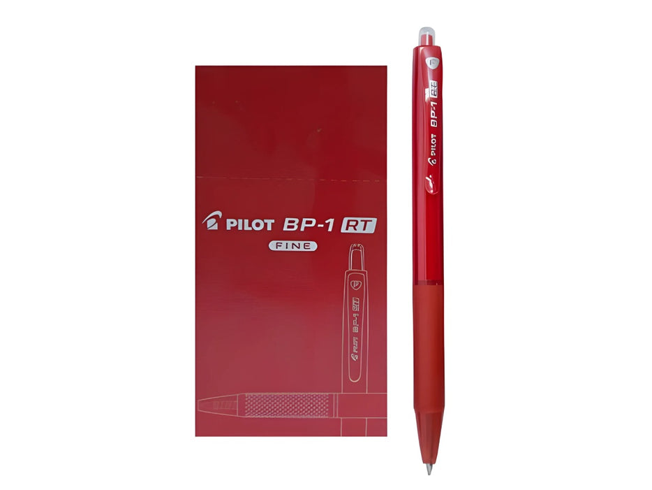 Pilot BP-1 RT Retractable Ballpoint Pen 0.7mm - Red (box/12pcs)