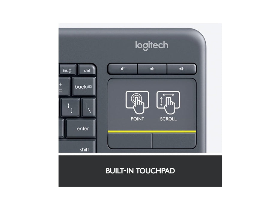 Logitech Wireless Keyboard K400 plus