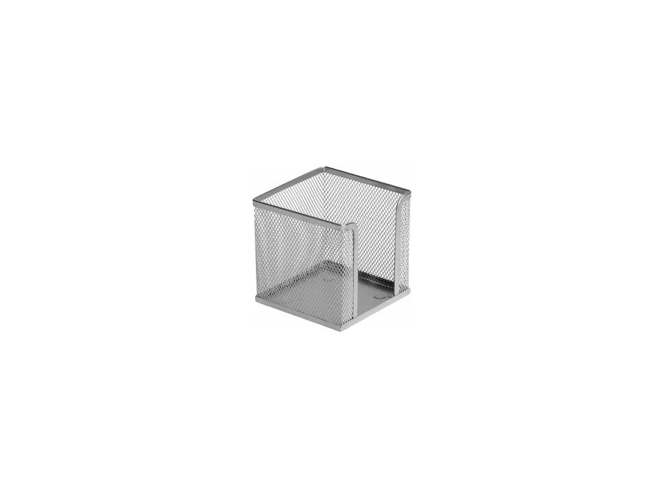 Deluxe Metal Mesh Memo Holder, Silver