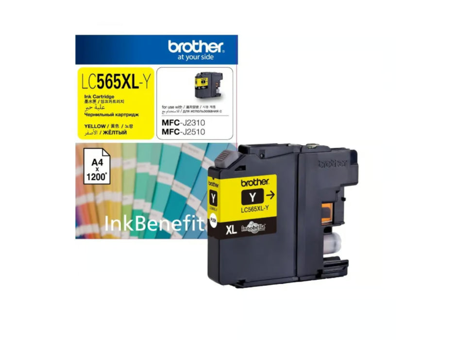 Brother LC565XL Super High Yield Yellow Ink Cartridge