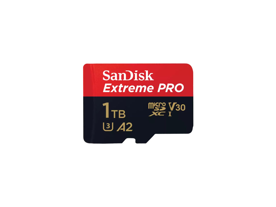 SanDisk Extreme PRO 1TB microSDXC™ UHS-I CARD, 200MB/s Read, 140MB/s Write (SDSQXCD-1T00-GN6MA)