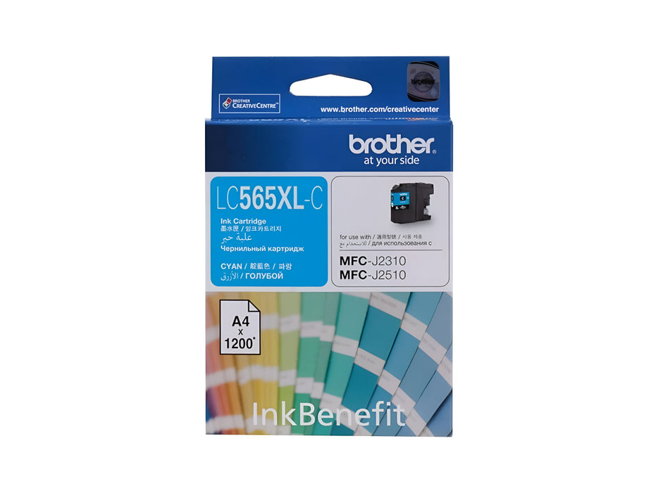 Brother LC565XL Super High Yield Cyan Ink Cartridge