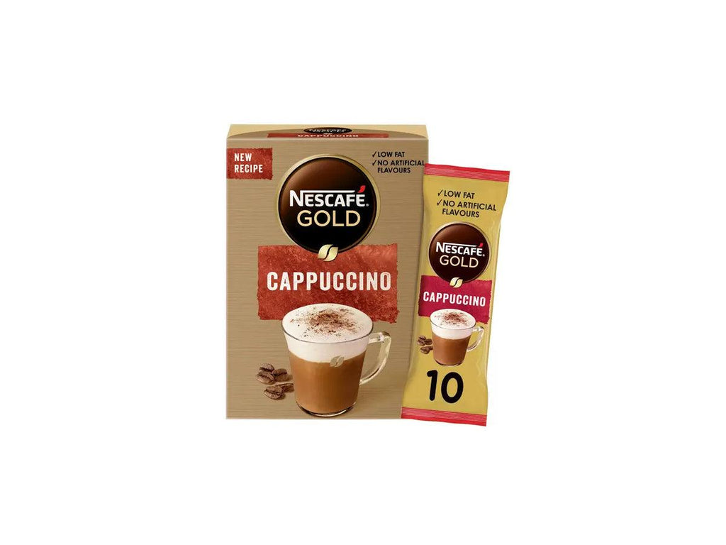 Nescafe Gold Cappuccino Instant Coffee Sachets (8 x 15.5g), 124g | Gold  Cappuccino Instant Coffee | Gold Cappuccino | Instant Coffee