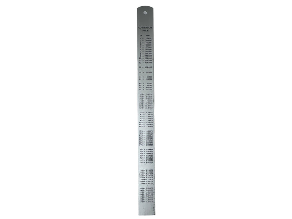 Aluminum Ruler 12" - 30 cm