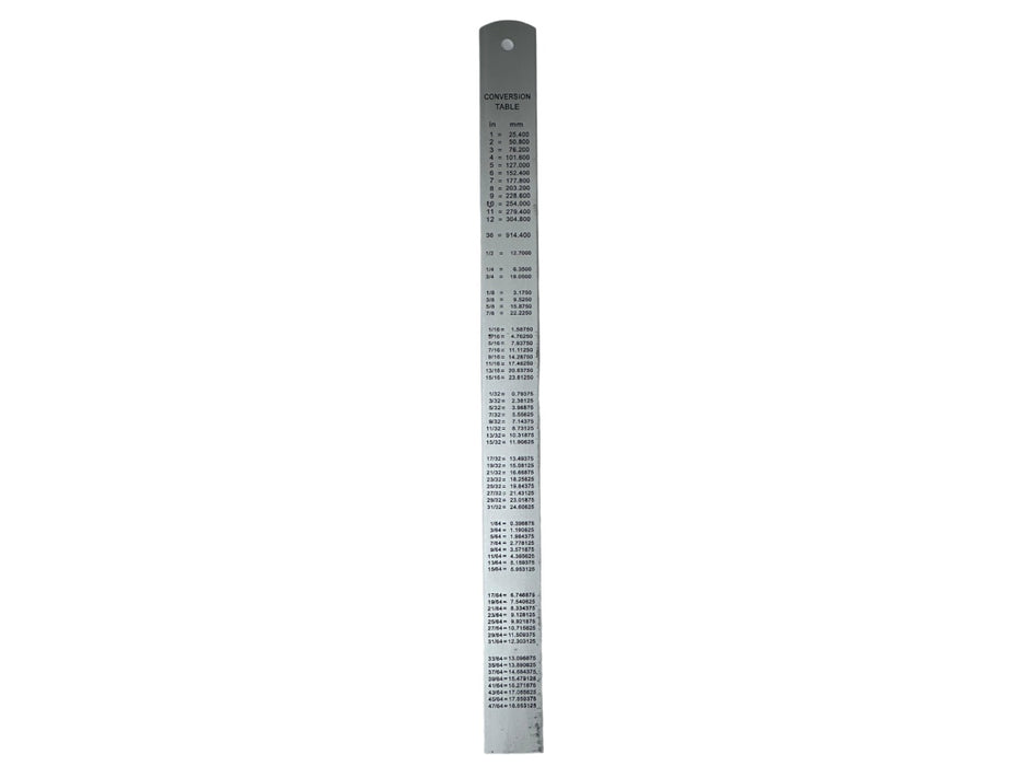 Aluminum Ruler 12" - 30 cm