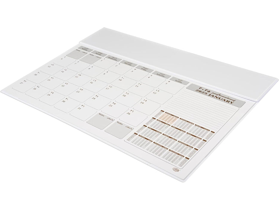 2025 Year Planner with PVC Desk Blotter, 1month/Sheet (FSDK2AE25)