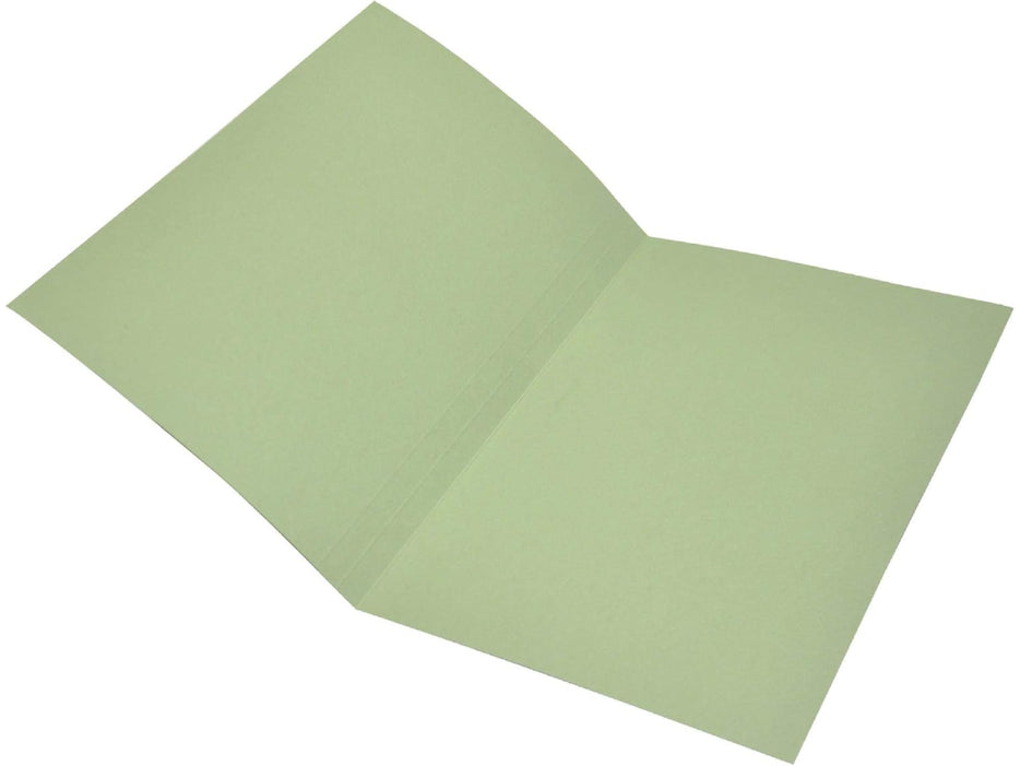 Square Cut Folder FS W/O Fastener 10/pack, Green