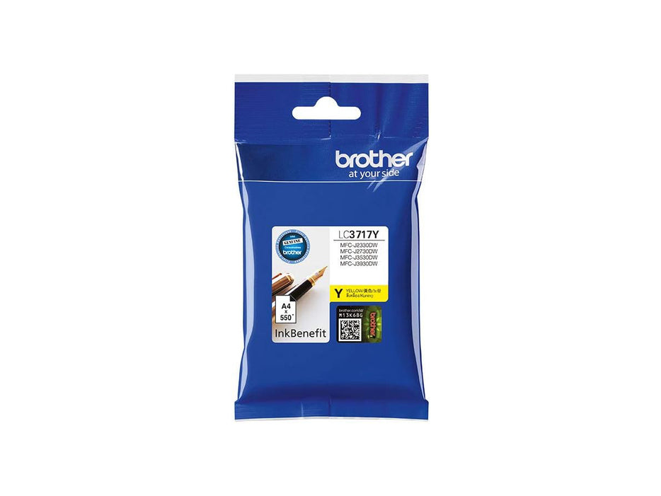 Brother LC3717 Yellow Ink Cartridge (LC3717Y)