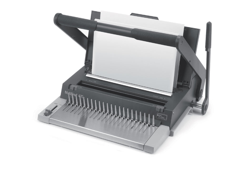 GBC MultiBind 420 Comb + Wire Manual Binding Machine