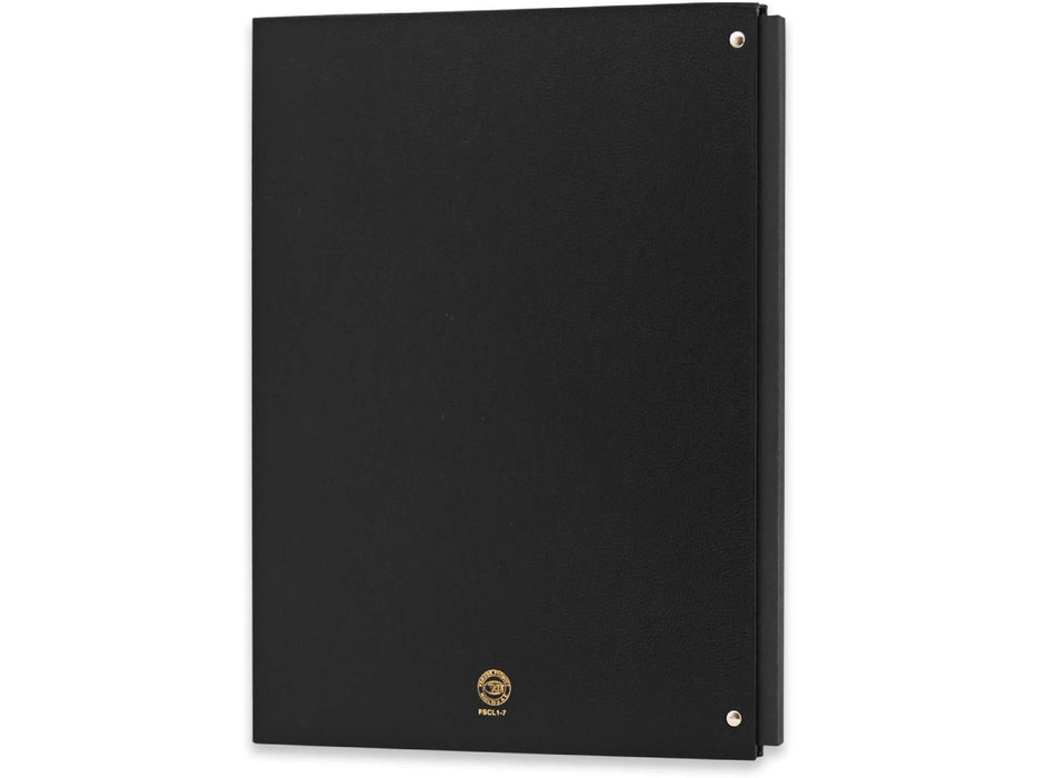 Signature Book, Vinyl Material Cover, 7 Sheets (1-7), Black Color, 240 x 340mm