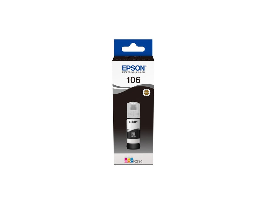 Epson 106 EcoTank Photo Black Ink Bottle (70 ml)