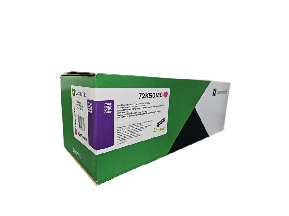 Lexmark Cs820 Cx82x Cx860 Magenta Return Programme Toner Cartridge - 72K50M0 - Altimus