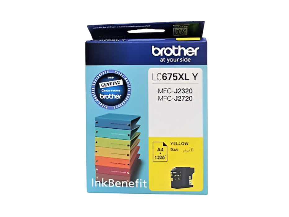 Brother LC675XL Yellow Ink Cartridge (LC675XL-Y)