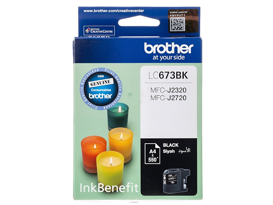 Brother LC673 Black Ink Cartridge (LC-673BK)