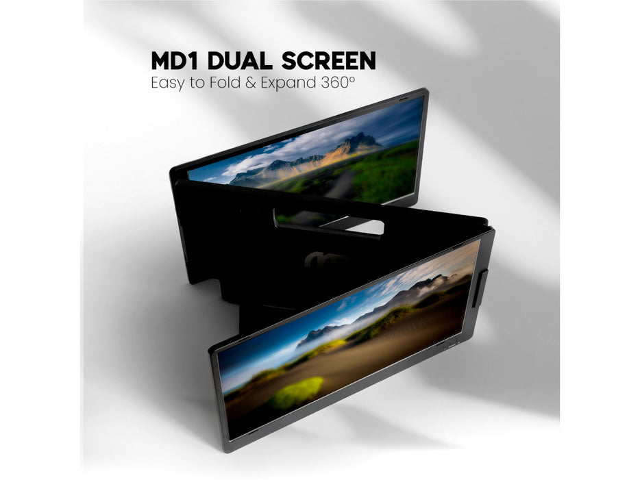 MetaDisplay MD1 14 inch FHD Triple IPS Portable Monitor for Laptop Screen Extender (macOS/Windows/Linux)