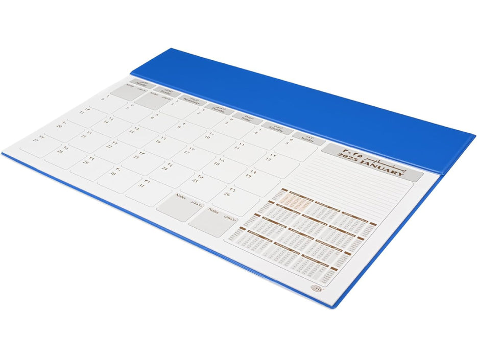 2025 Year Planner with PVC Desk Blotter, 1month/Sheet (FSDK2AE25)