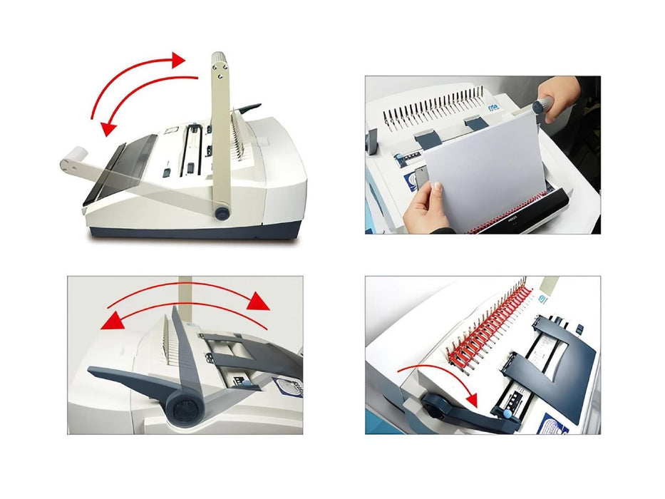 DSB CW-4500 Electric Comb & Wire Combo Binding Machine