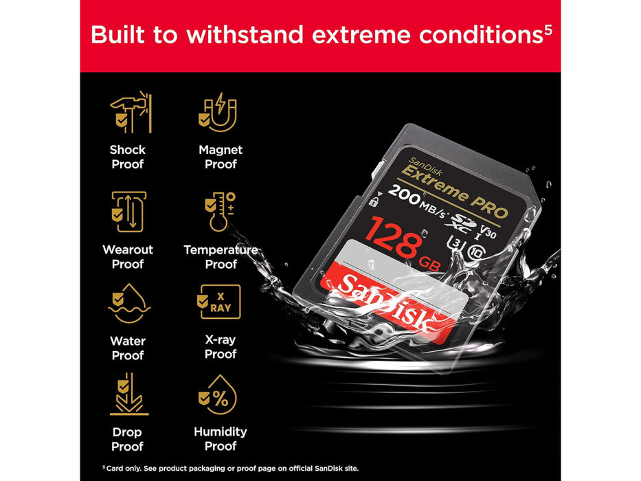 SanDisk 256GB Extreme PRO SDXC card + RescuePRO Deluxe (SDSDXXD 256G GN4IN)