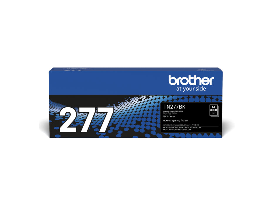 Brother TN277BK High Capacity Black Toner Cartridge