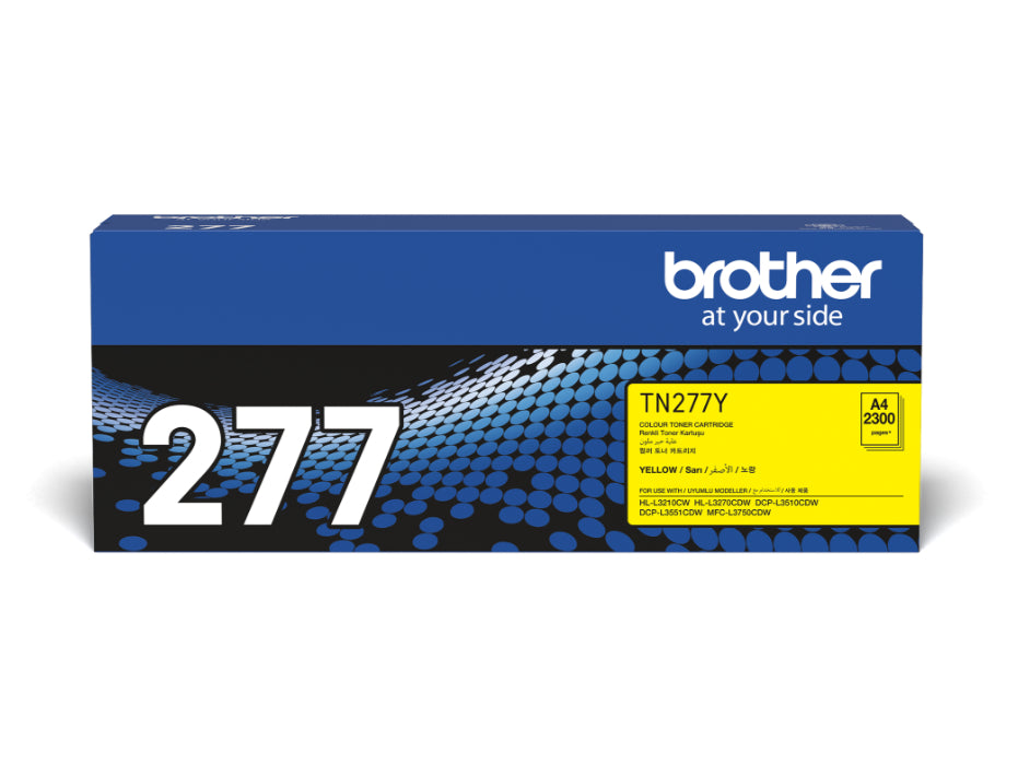 Brother TN277Y High Capacity Yellow Toner Cartridge