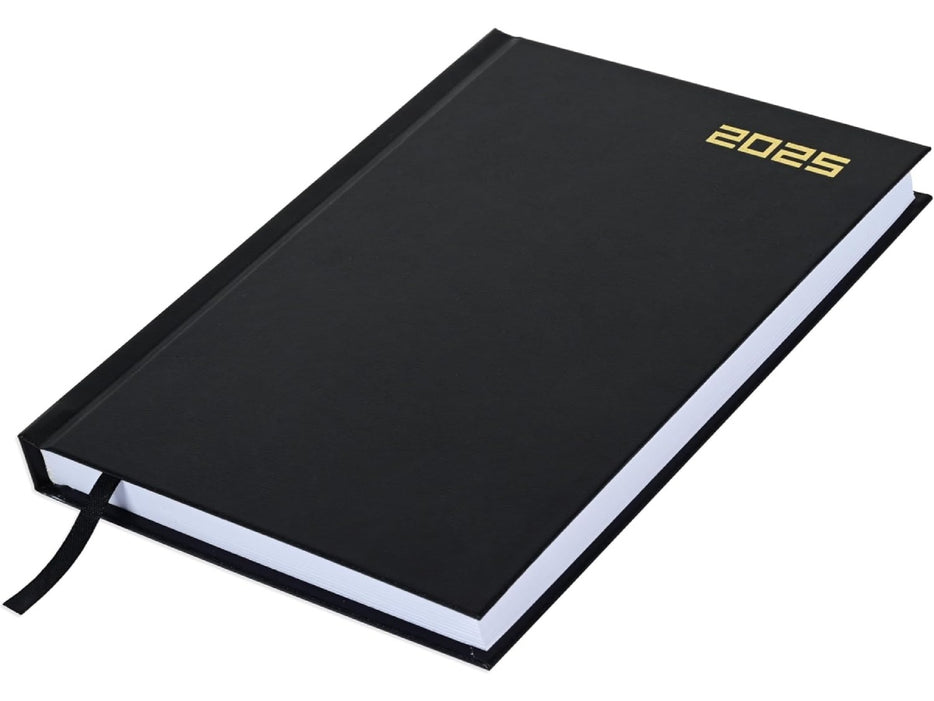 2025 Diary, A5, Vinyl Hard Cover, 1 Day/Page - English (21E)