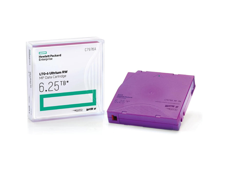 HPE LTO-6 Ultrium 6.25TB MP RW Data Cartridge(C7976A)