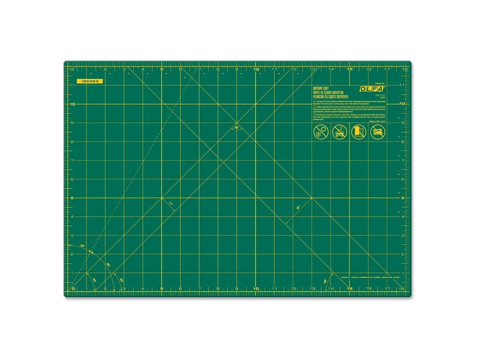 Olfa Self Healing Rotary Mat, Green - A3 [OL-RM-CG], 30cm x 45cm