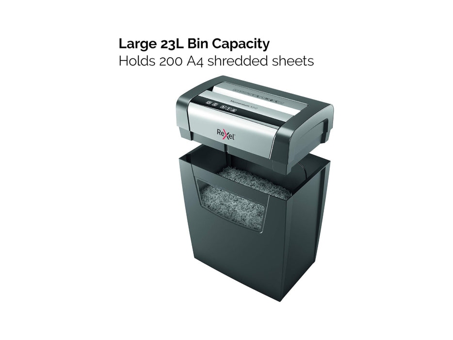 Rexel Momentum X312 Cross Cut Paper Shredder