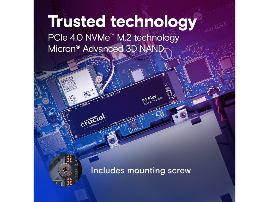 Crucial P3 Plus 2TB PCIe M.2 2280 SSD (CT2000P3PSSD8)