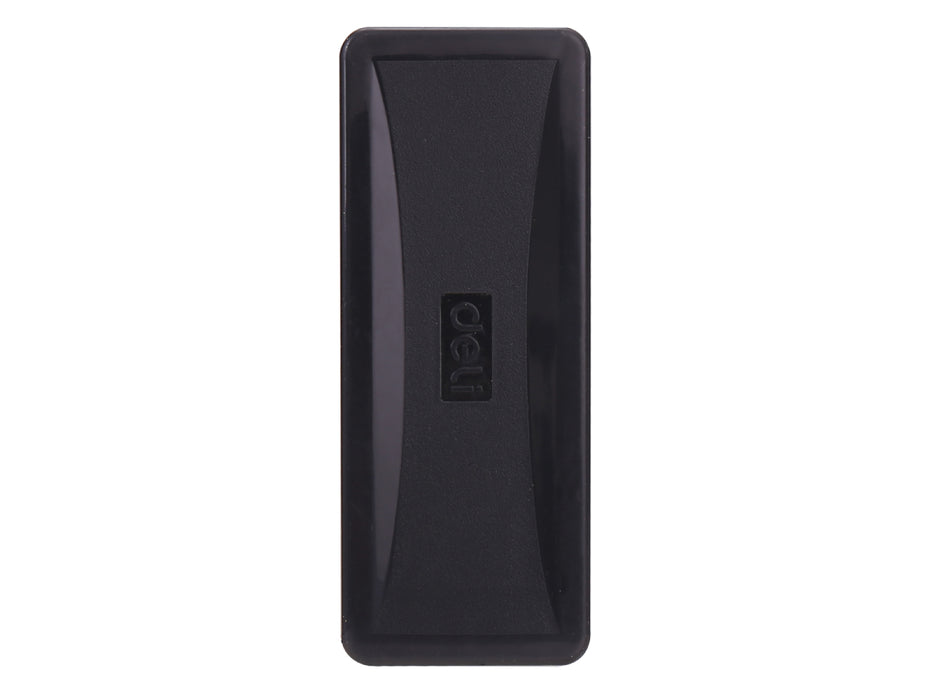 Deli 7834 Magnetic White Board Eraser, Black