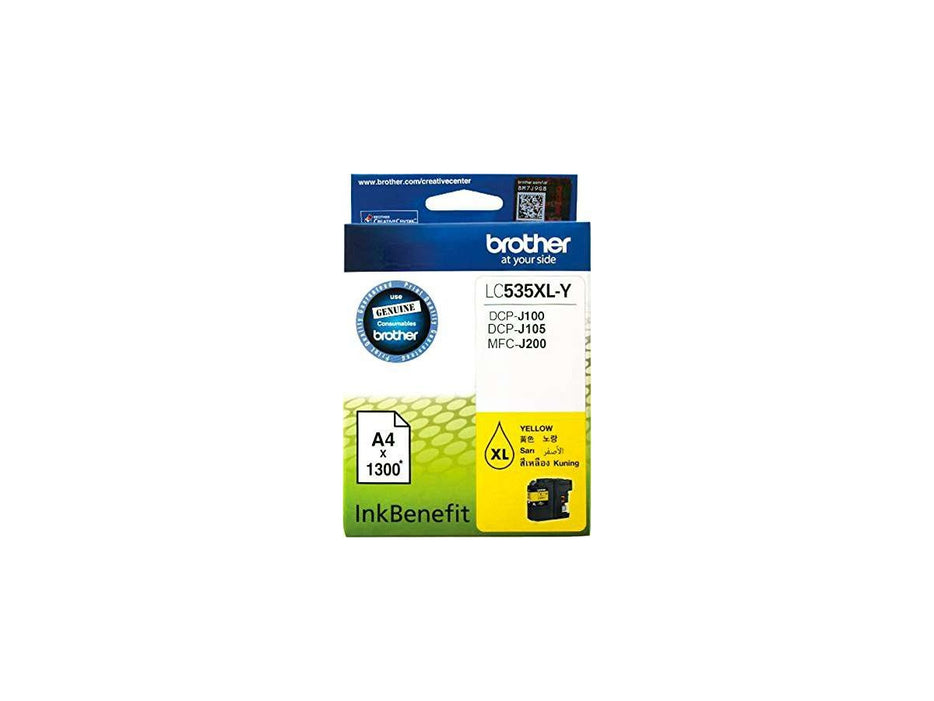 Brother LC535XL Yellow Ink Cartridge (LC535XL-Y)