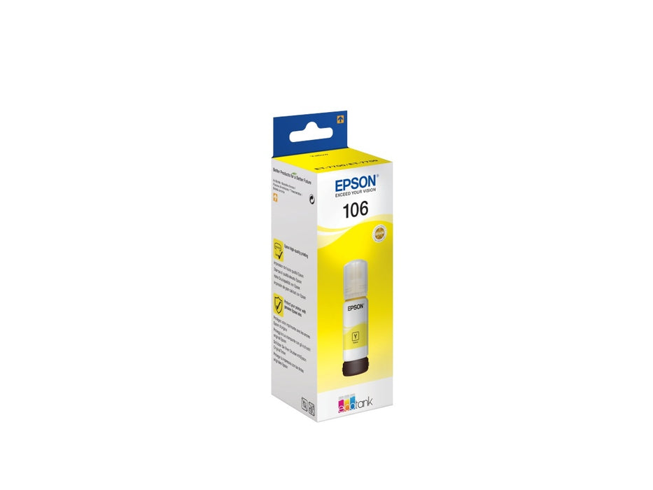 Epson 106 EcoTank Yellow Ink Bottle (70 ml)