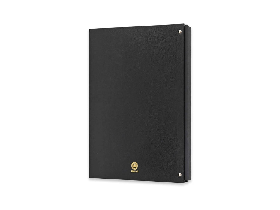 Signature Book, Vinyl Material Cover, 12 Sheets (1-12), Black Color, 240 x 340mm (FSCL1-12)