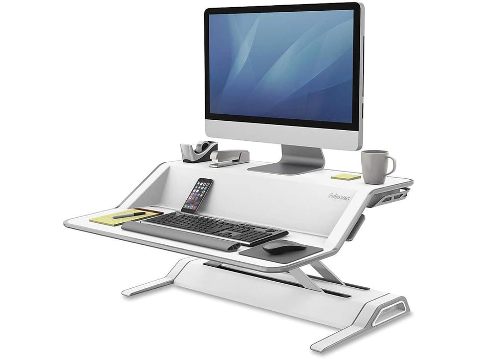 FELLOWES LOTUS SIT-STAND WORKSTATION – WHITE (FEL 0009901)